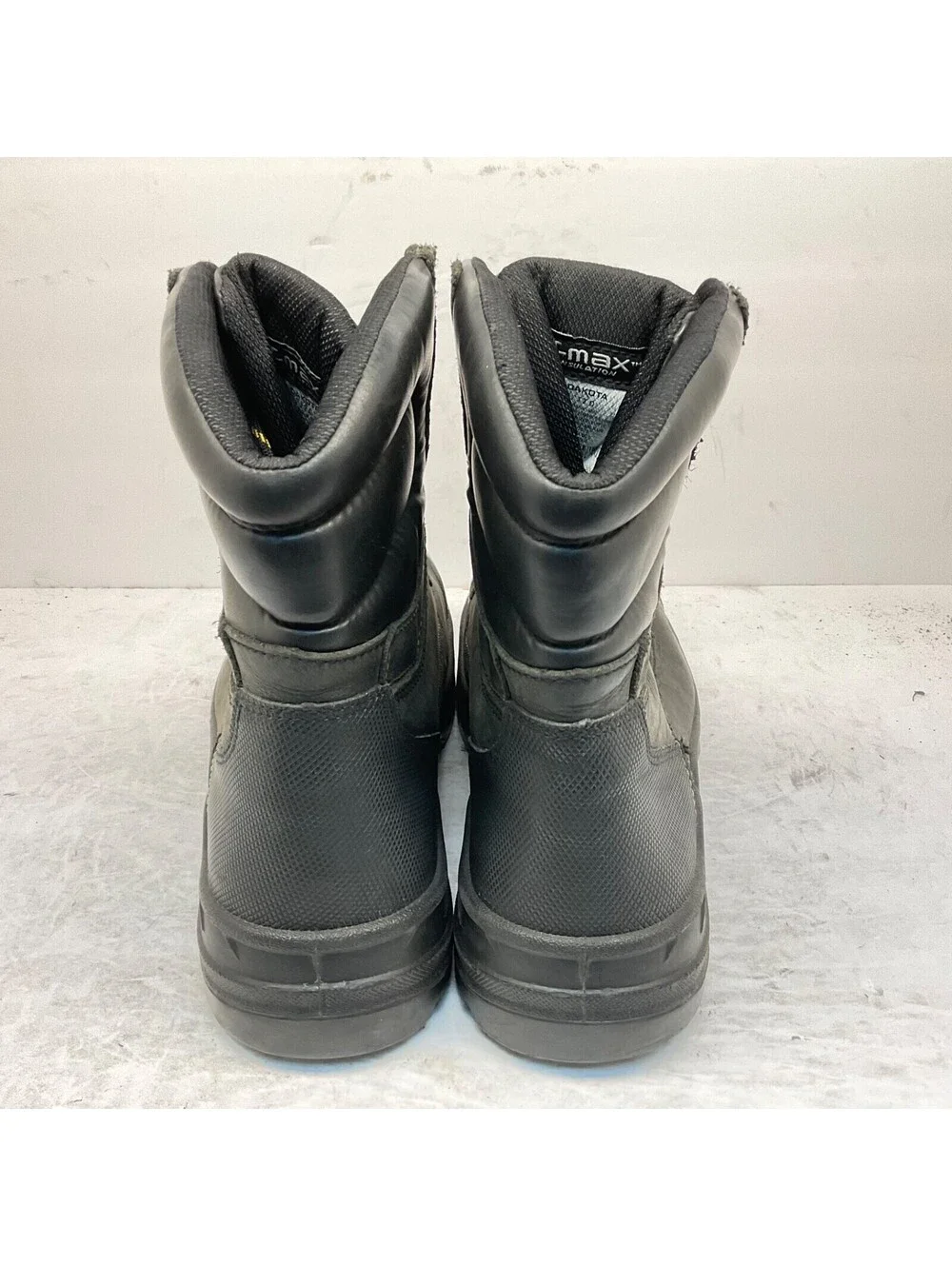 Dakota Men's 8'' 877 Steel Toe Steel Plate Work Boots Black Size 12M